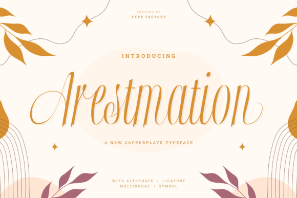Arestmation: Elegant Script Font for Design Projects