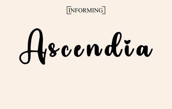 Ascendia: A Script Font for Real-World Design