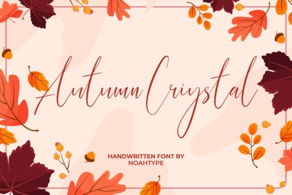 Autumn Crystal: A Luxurious Script Font