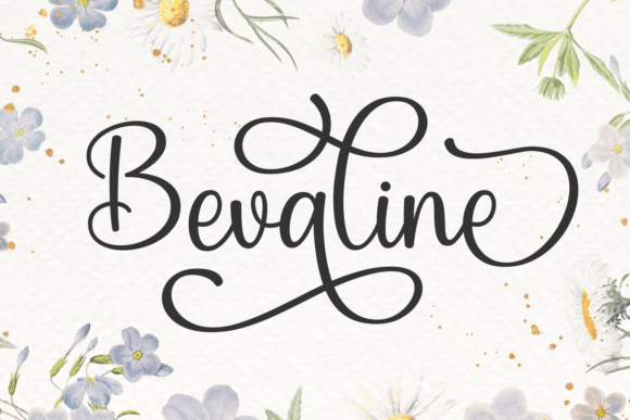 Bevaline: A Script Font That Brings Graceful Curves to Branding Work