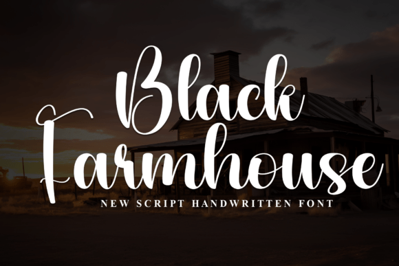 Black Farmhouse: A Handwritten Font That Makes Campaigns Feel Human