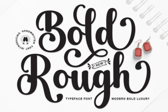 Bold Rough: A Script Font That Brings Warmth to Editorial Design
