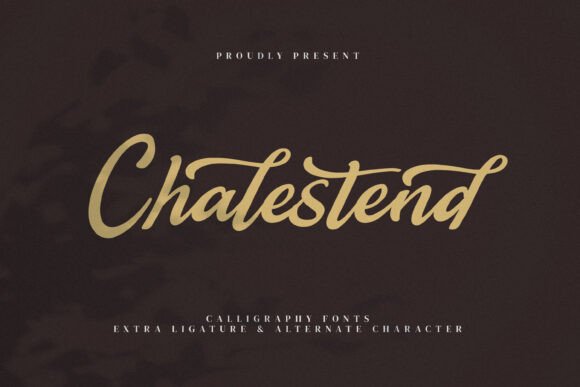 Chalestend: A Calligraphy Font for Thoughtful Editorial Design