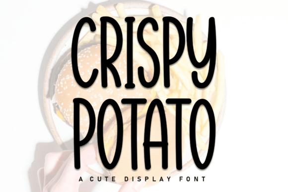 Crispy Potato Font Brings Handmade Charm to Product Design