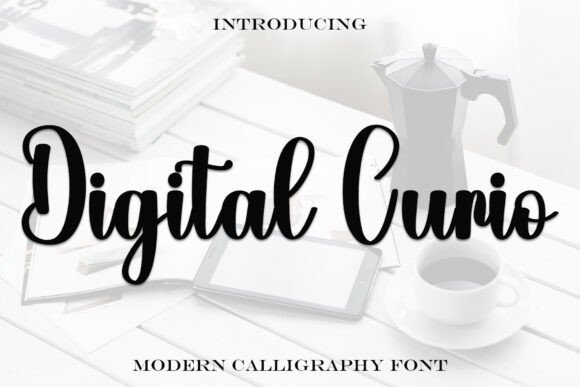 Digital Curio Font for Web Design