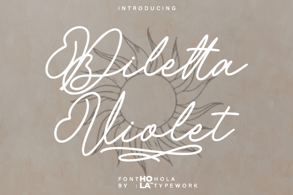 Diletta Violet: The Script Font That Boosts Brand Visibility
