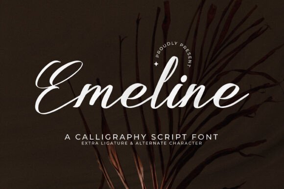 Emeline: An Elegant Calligraphy Script Font for Thoughtful Branding
