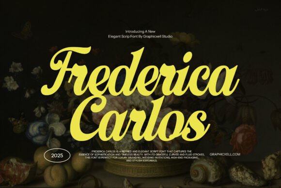 Frederica Carlos: Elegant Script Font