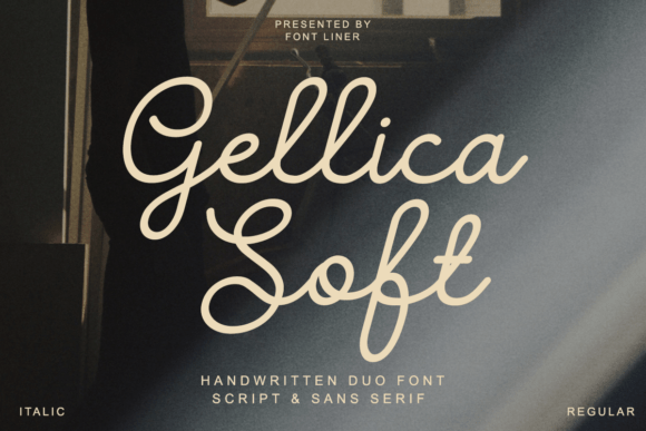 Gellica Soft: A Handwritten Font Duo Built for Real Branding Work