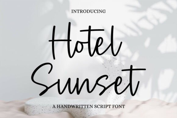 Hotel Sunset Font: Crafting Brand Identities with a Refined Script