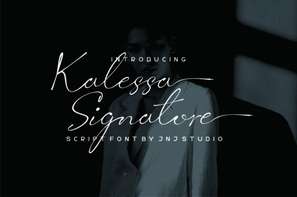 Kalessa Signature: A Script Font That Feels Like a Personal Signature