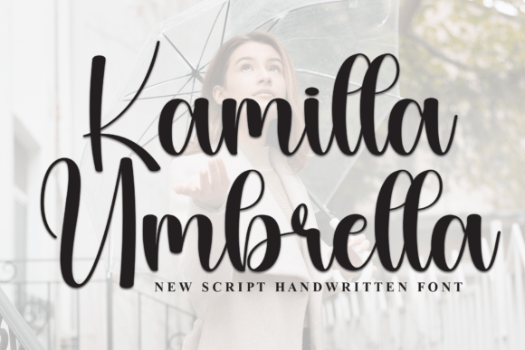 Kamilla Umbrella: A Handwritten Font with Editorial Grace