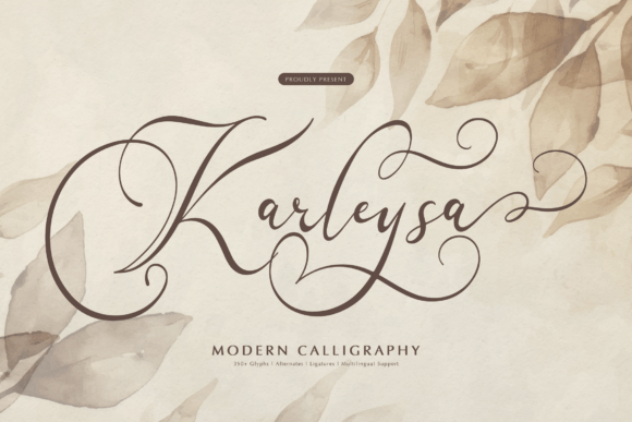 Karleysa: A Luxurious Script Font