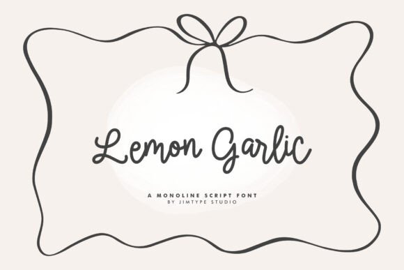 Lemon Garlic Font for Bold Campaigns