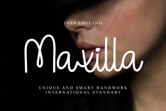 Maxilla Font: A Handwritten Typeface for Modern Brand Content