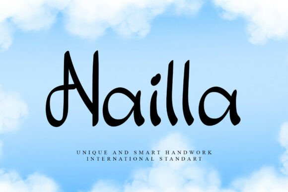 Nailla: The Script Font That Brings Handcrafted Charm to Your Products