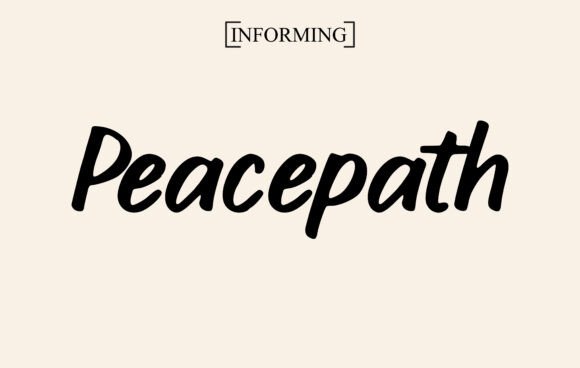 Peacepath: A Font for Creative Campaigns