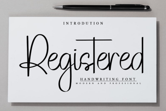 Registered Font Review: A Sweet Script for Brand Projects