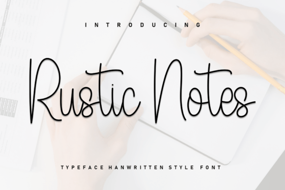Rustic Notes: A Handwritten Font That Feels Like a Marker Sketch, Not a Digital Afterthought