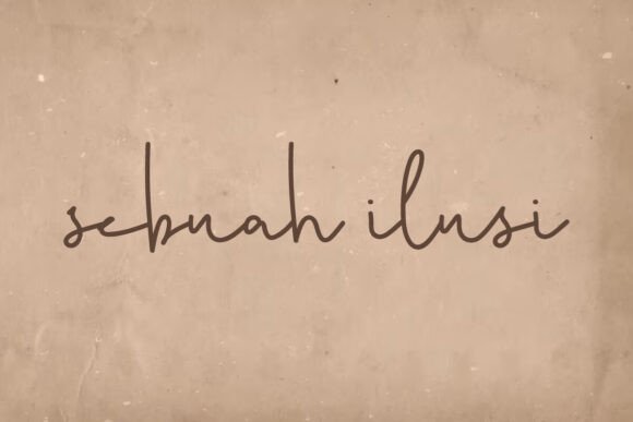 Sebuah Ilusi: A Font That Speaks to Your Brand