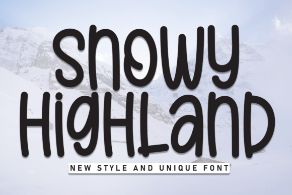 Snowy Highland: A Handwritten Typeface for Scroll-Stopping Marketing Content