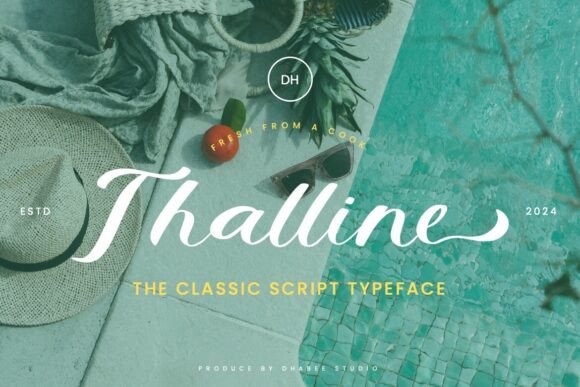 Thalline: A Script Font Built for Real Branding Work