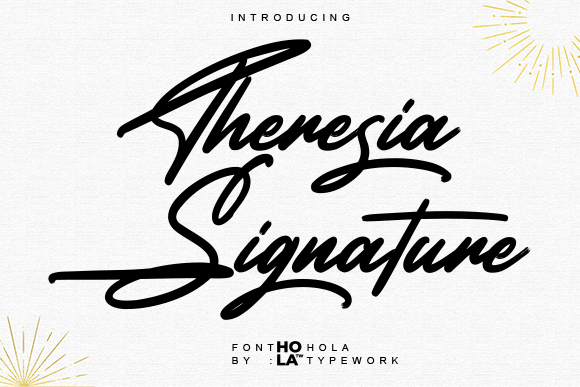 Theresia: A Creative Font for Web Design