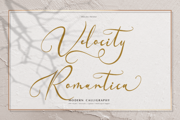 Velocity Romantica: A Font of Elegance