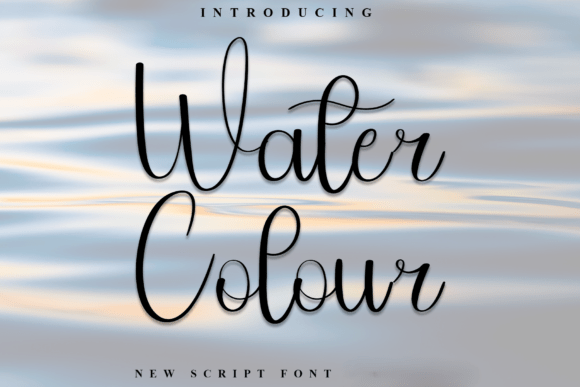 Water Colour: A Fluid Script Font for Soft Branding